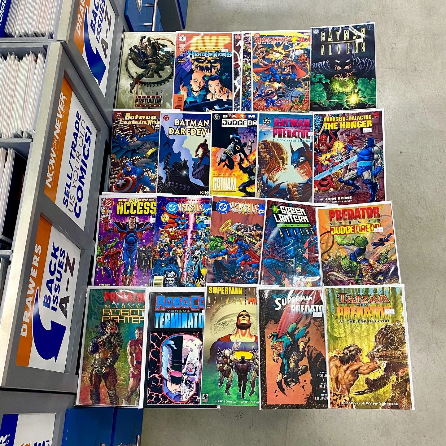 Did the recent Deadpool / Batman release quench your thirst for crossovers? If you need more, you&rsquo;re in luck! We just put out some &lsquo;90s crossover classics, including some long out of print trades, Marvel / DC one shots, sone complete mini