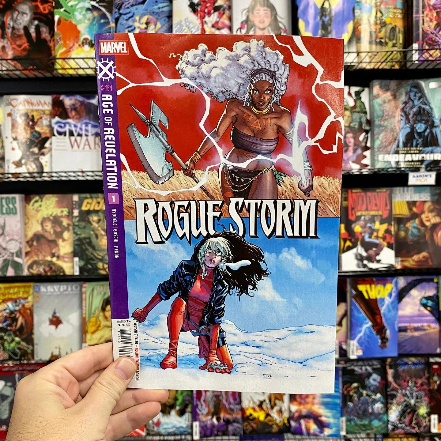 Happy New Comic Book Day! It&rsquo;s a little grey, and there&rsquo;s still puddles from the rain, but comics can help make things better. THAT&rsquo;S SCIENCE.

We&rsquo;ve got 4 new entries into the X-Men&rsquo;s Age of Revelation storyline, includ