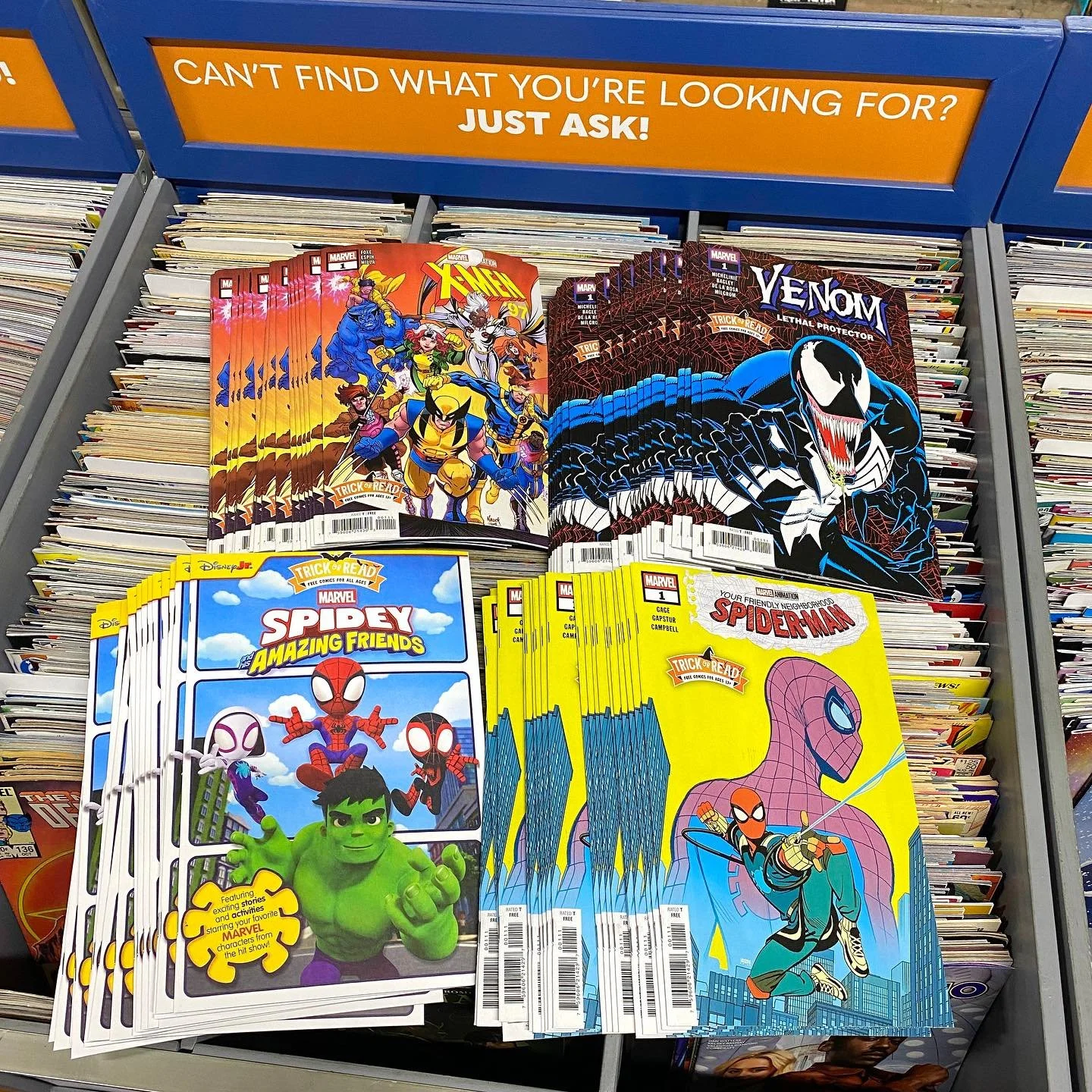 Halloween is just 10 days away, and we&rsquo;ve got FREE comics to give away! Friday the 31st we&rsquo;ll have Trick Or Read comics set out for you, with one of each title available for free to customers. 

It&rsquo;s like a mini Free Comic Book Day 