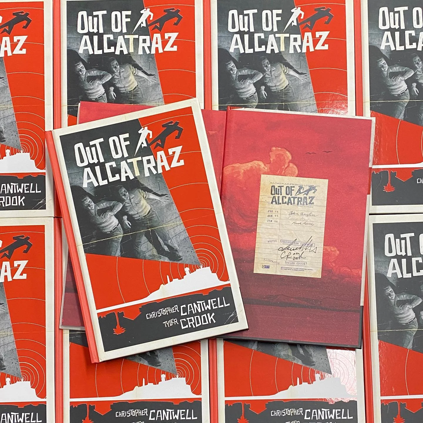 Out of Alcatraz is one of Aaron&rsquo;s favorite books this year, and it&rsquo;s finally been collected in hardcover! Inspired by a real life escape from Alcatraz in 1962, it&rsquo;s a heartbreaking story about a prison break, family and loyalty, lov