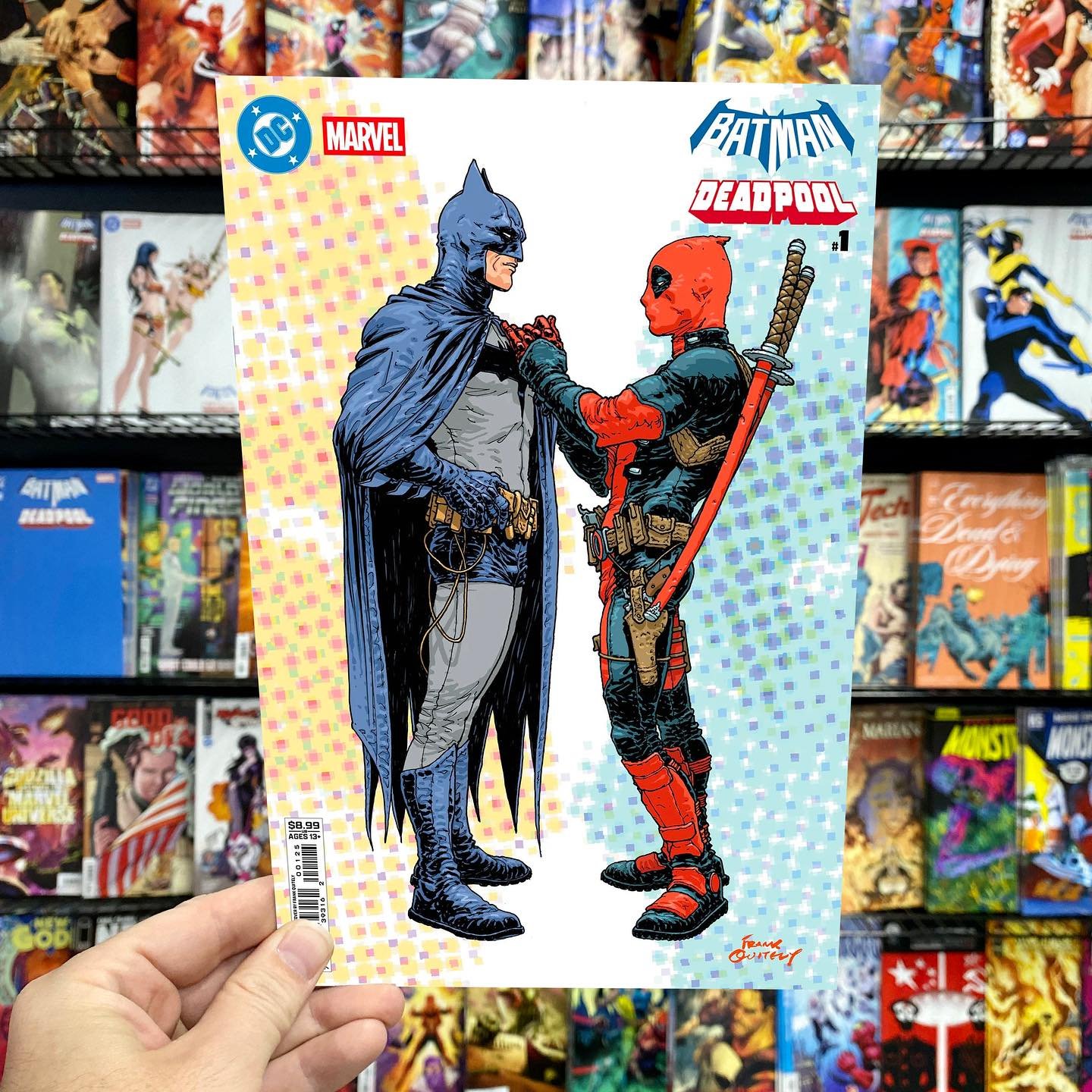Hey gang, it&rsquo;s New Comic Book Day! And WHAT a NCBD it is, with a massive pile of Batman / Deadpool waiting for you! With 21 variant covers, and our signing with cover artist Frank Quitely tonight from 7-9pm, we&rsquo;ve ordered more copies than