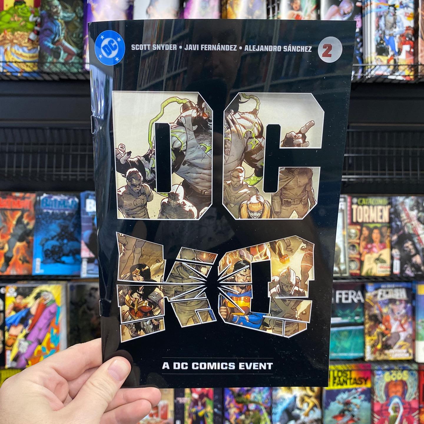 We&rsquo;re thankful it&rsquo;s New Comic Book Day! We only got 3/4 of our delivery this week (almost no Marvel, Dark Horse, ONI, or BOOM!) because of a shipping snafu, but the options on the wall are still PLENTIFUL.

DC KO 2 is out this week, along