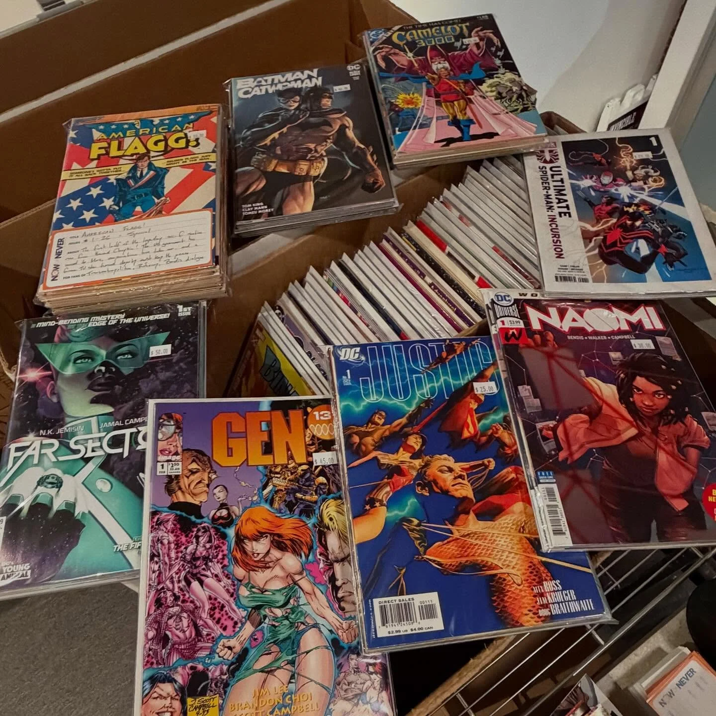A very happy Mini Series Monday to you and yours! Just put out an entire long box of minis series, full runs, and complete story arcs. You&rsquo;ve got a few 1st appearances in there, some &lsquo;80s and &lsquo;90s classics, and some stories that onl