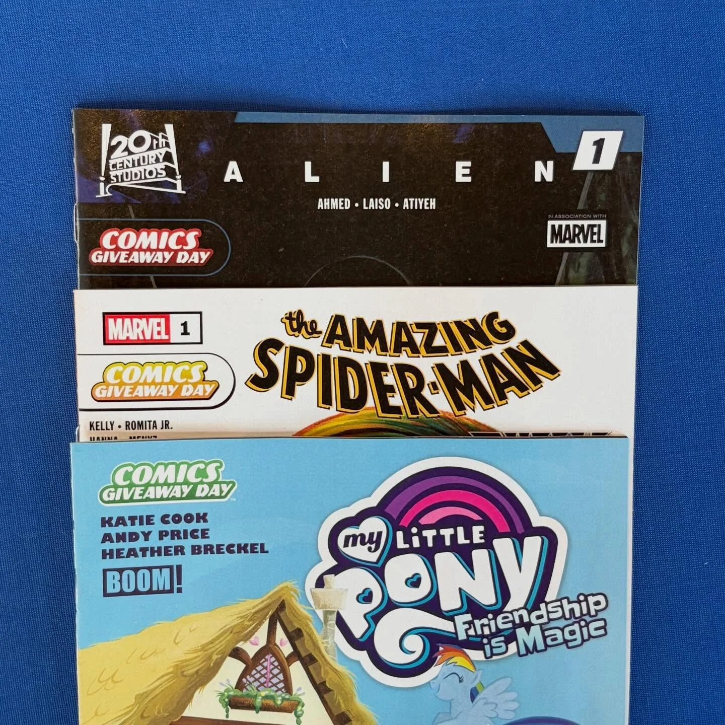 Getting ready for Free Comic Book Day? Here&rsquo;s a pro tip to help you prep: all the books are color coded so you know the recommended age range!

Just look for the FCBD logo (or the Comics Giveaway Day logo, it&rsquo;s weird branding, don&rsquo;t
