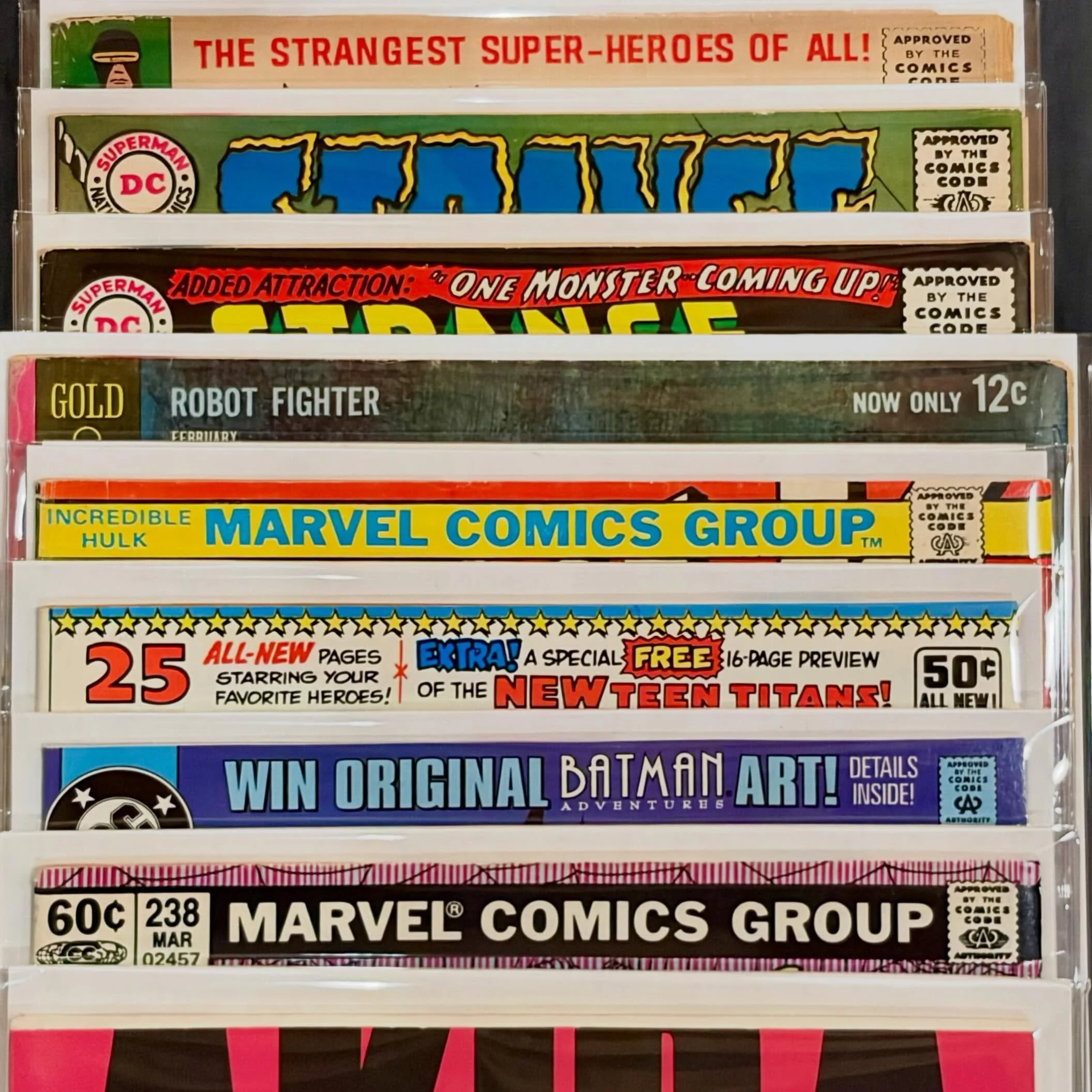 The whole crew is hard at work getting the shop ready for Comic-Con! Today&rsquo;s project: labeling 1st appearances so we can refresh the entire showcase with brand new collections. We&rsquo;ve got 500+ keys that&rsquo;ll be hitting the bins next we
