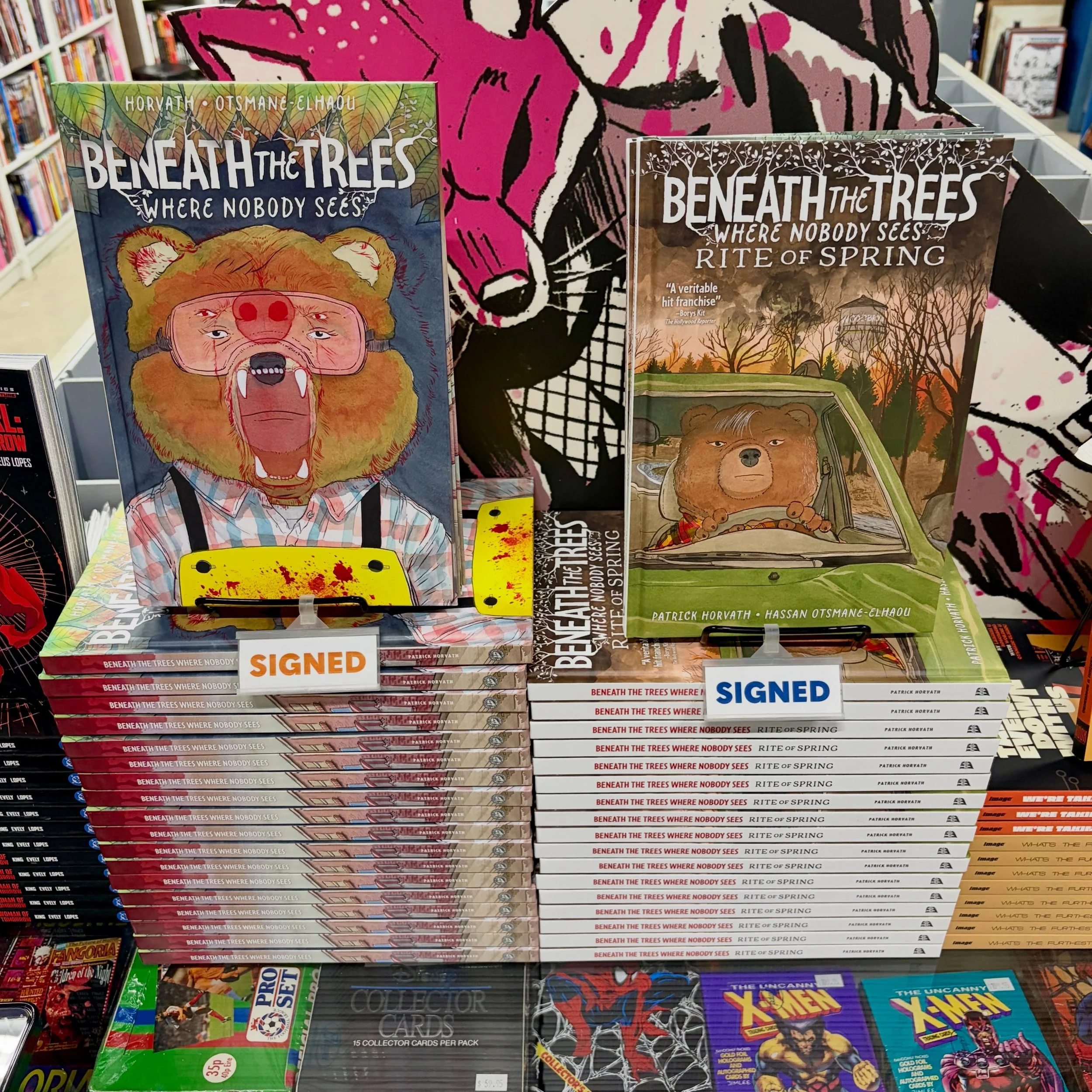 HUGE thanks to everyone that came out to our signing with Patrick Horvath today! We had an absolute blast, and it helped contribute to our single busiest day in the 8 years we&rsquo;ve been open. Thank you all!

And because @catbirdplanet is the swee