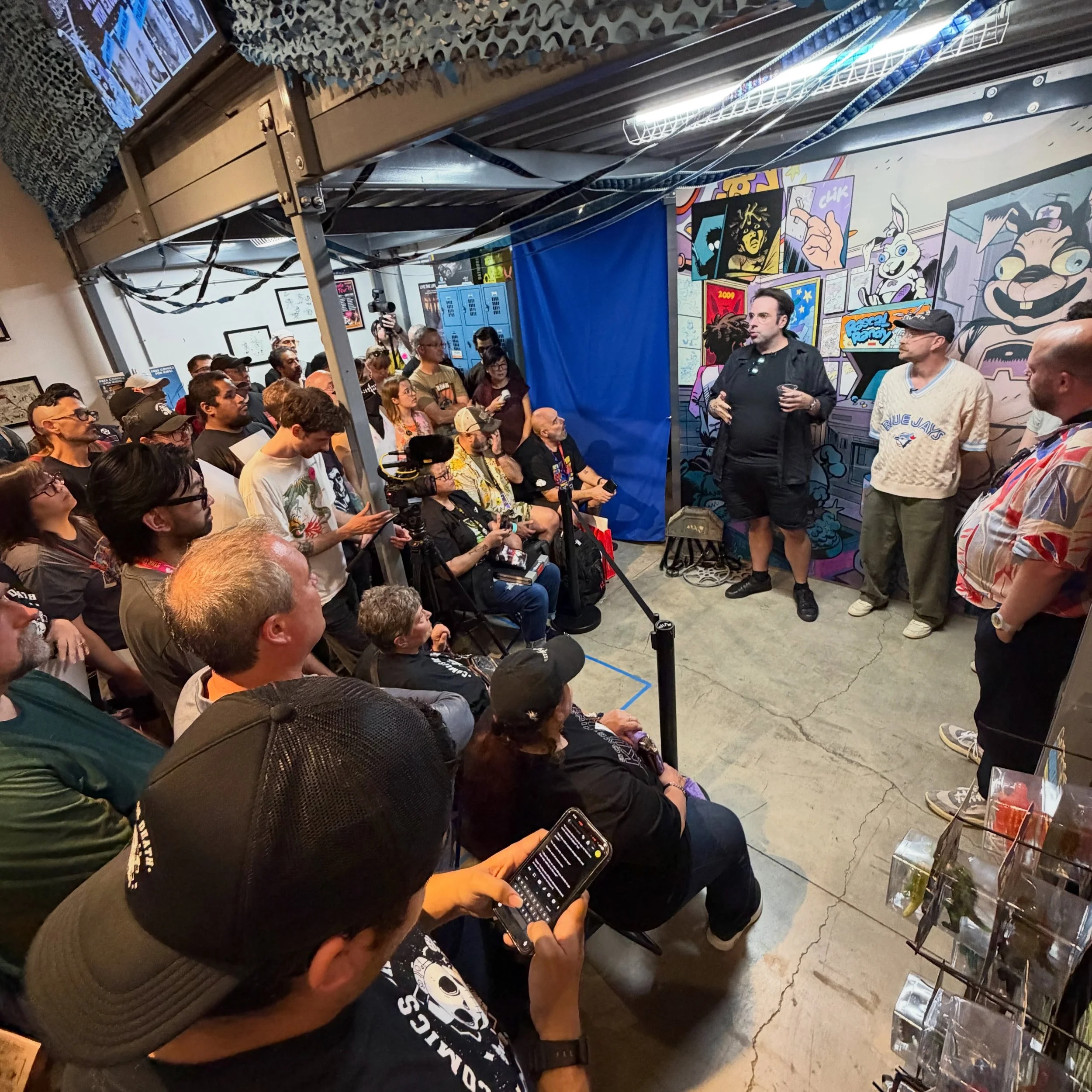 We first met @thegingerharley and @jamesthefourth 3 years ago when they asked us to host an event in the shop during ALA. We said yes, and that became the first major signing event we ever hosted.

When they reached out a second time to see if we wer