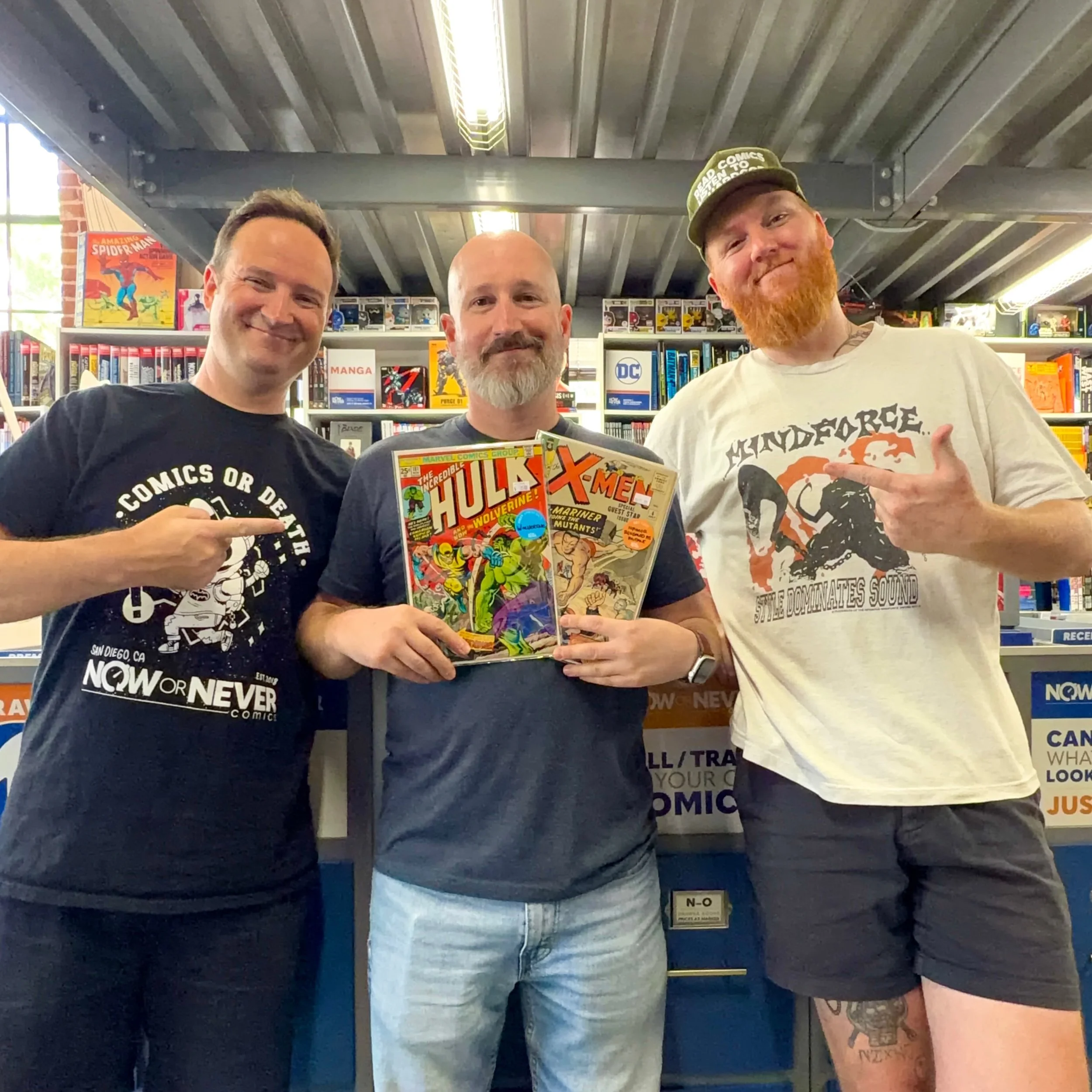 Our friend @imbillyking is moving to LA, so he had to grab a few showcase books to remember us by before leaving! Glad the Hulk 181 is going to a good home.

Billy was one of our earliest subscribers, and we quickly hit it off over our shared history