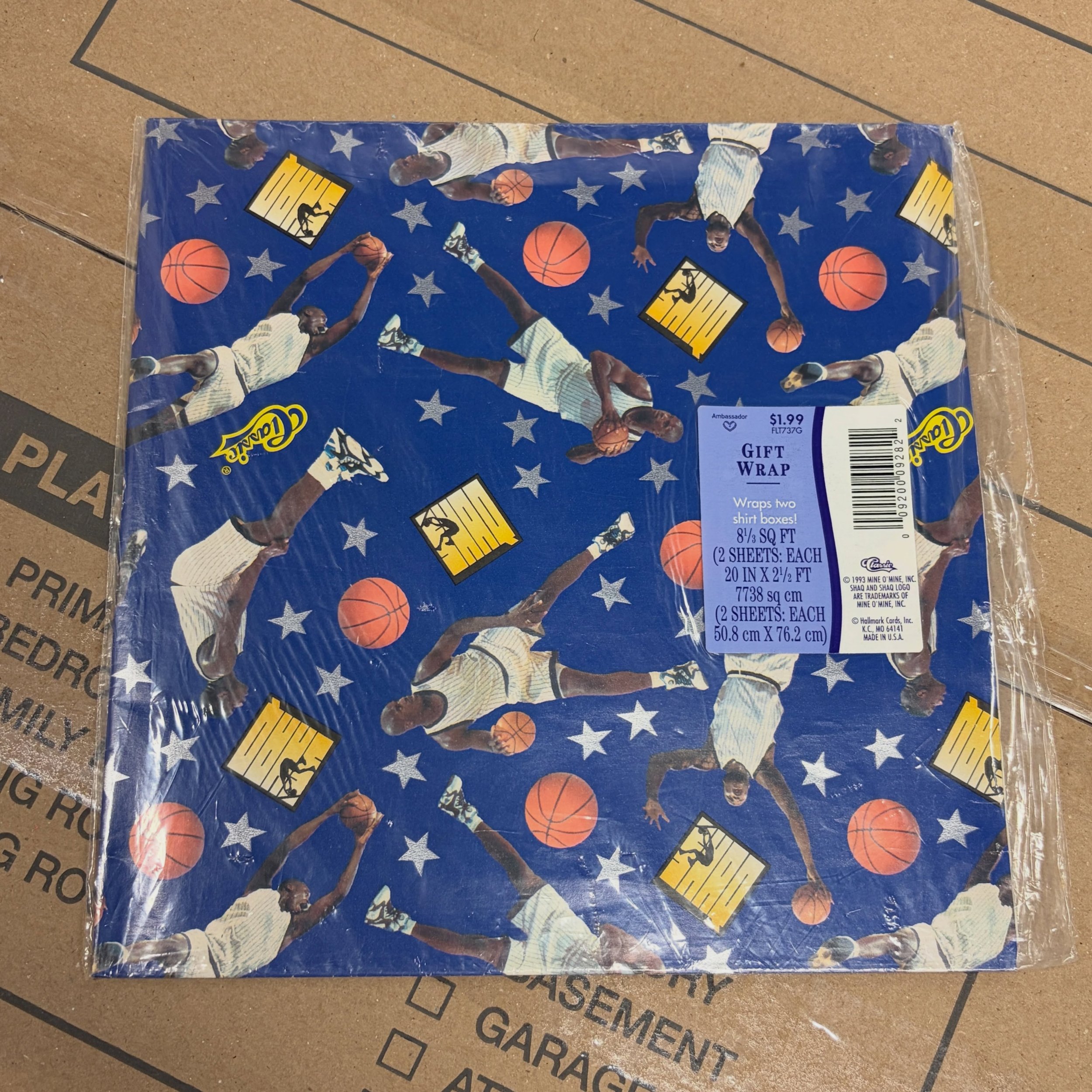 Recently learned that &ldquo;mint condition 1993 Shaquille O&rsquo;Neal wrapping paper&rdquo; is my Winter Soldier activation phrase