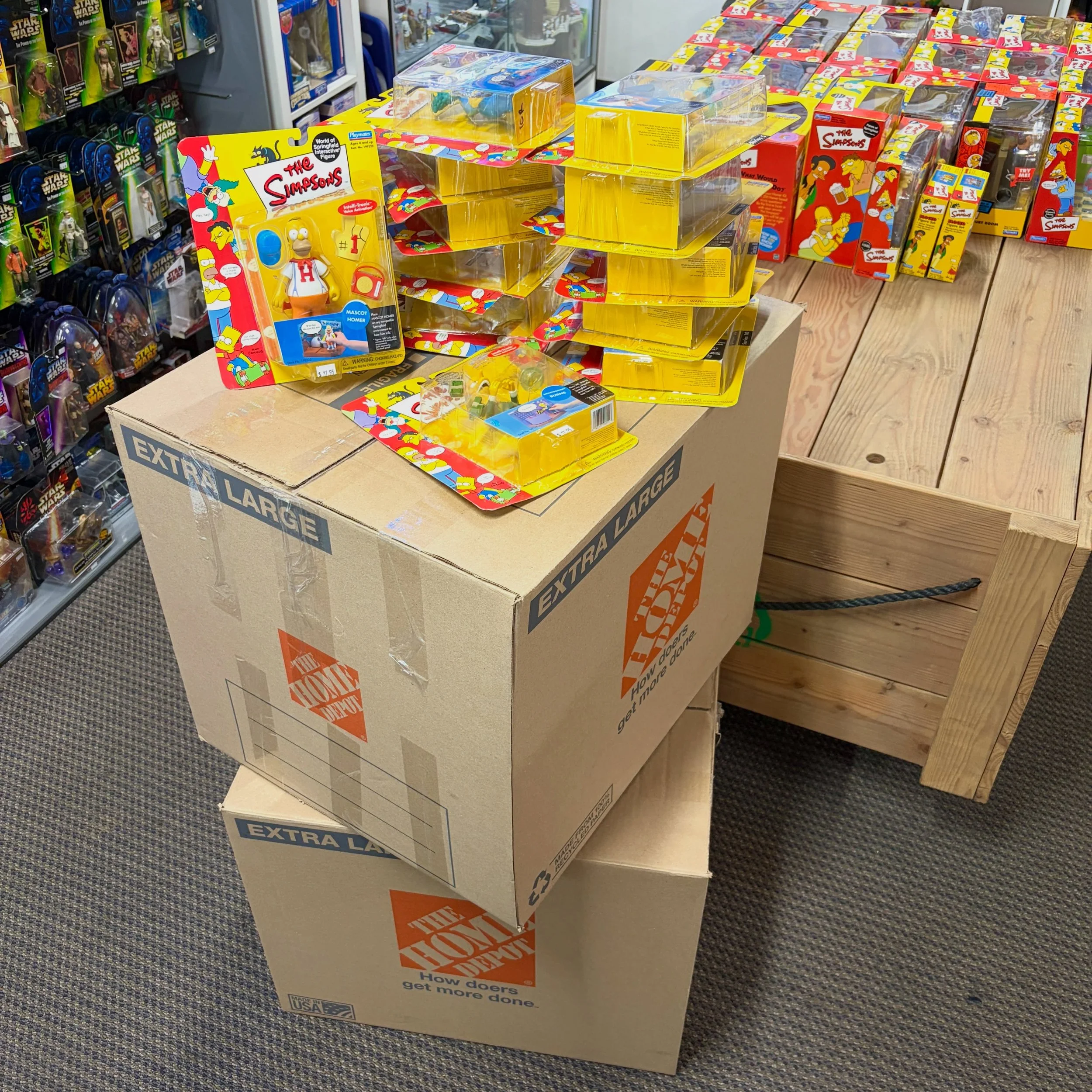 You won&rsquo;t find a bigger Simpsons collection in Brockway, Ogdenville, or North Haverbrook! Just priced up the other half of a HUGE Playmates Simpsons collection, adding over 100 figures to the dozens of playsets we put out earlier this month. Al