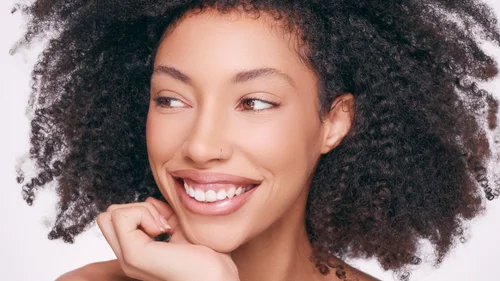 Natural smiling headshot