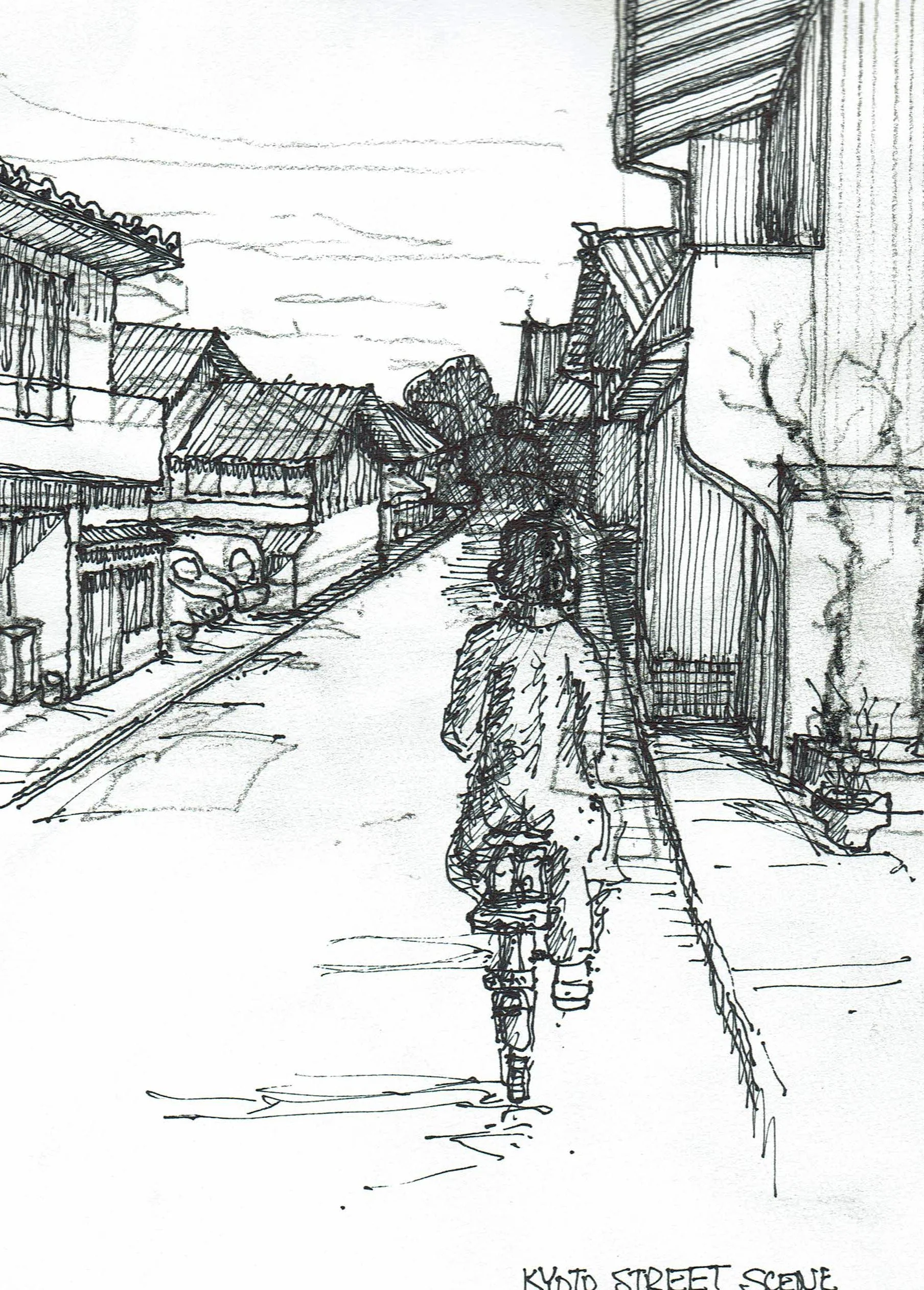 Street Scene, Kyoto, Japan