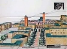 Williamsburg City Center Competition entry, with John Decker, 1996