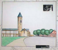 Williamsburg City Center Competition entry, with John Decker, 1996