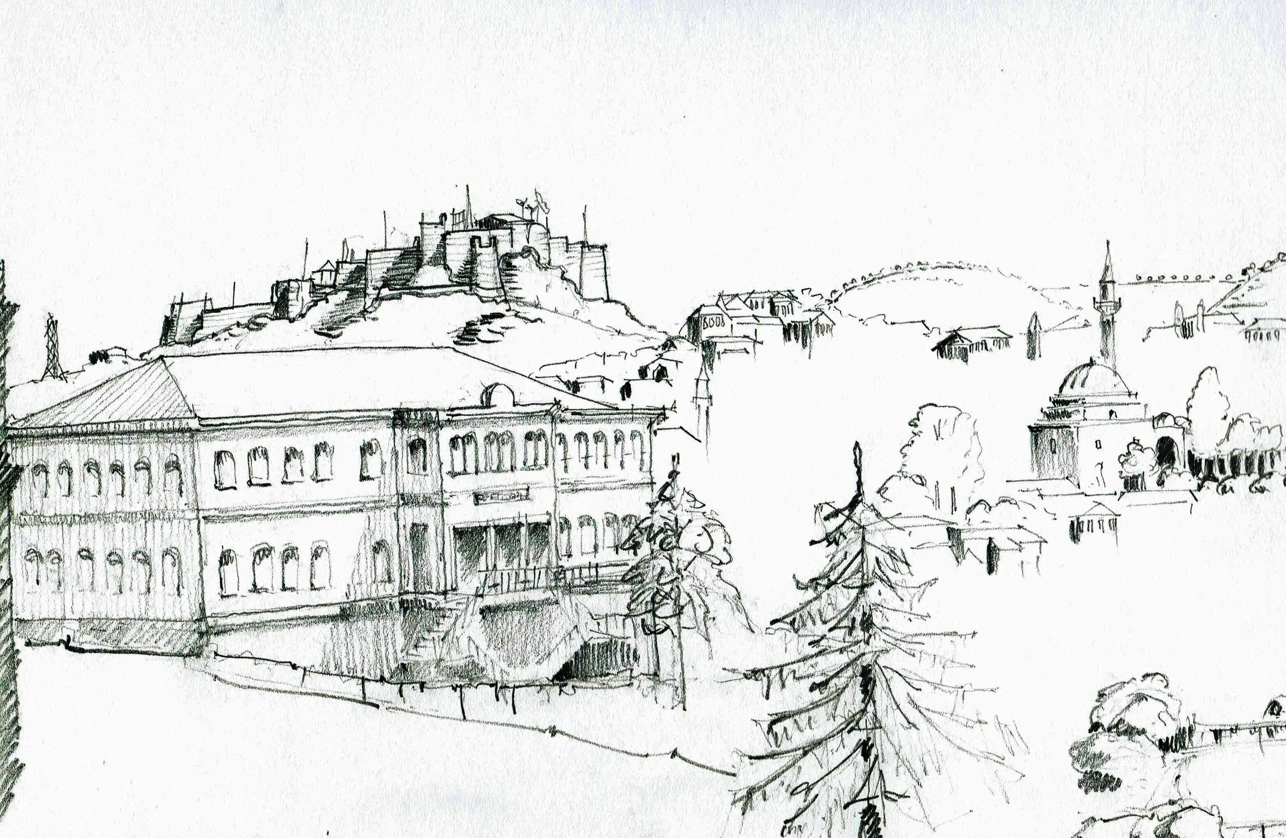 Castle and Government Center, Kastamonu, Turkey.