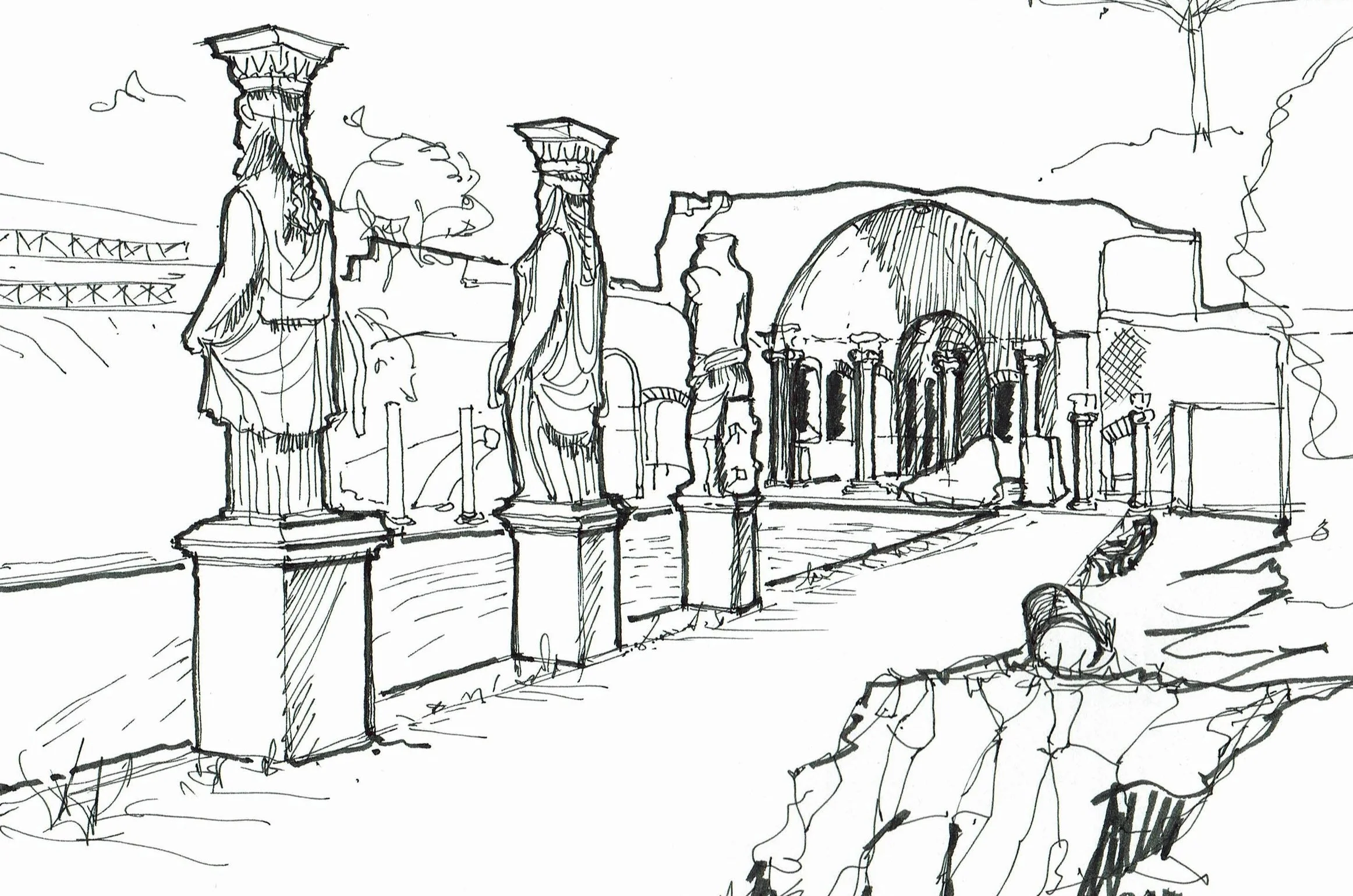 Hadrian's Villa, Tivoli, Rome