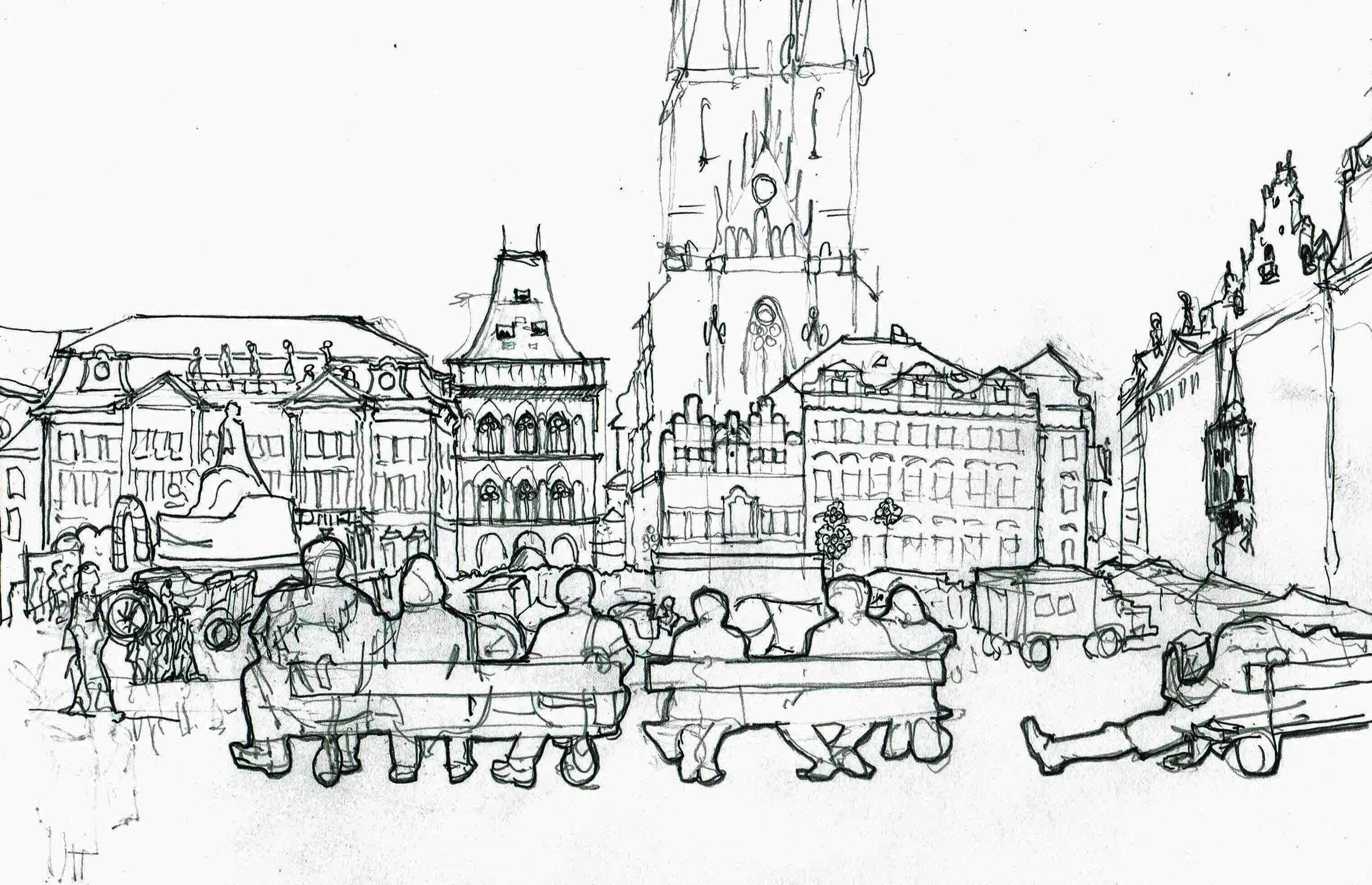 Downtown Prague, Czech Republic
