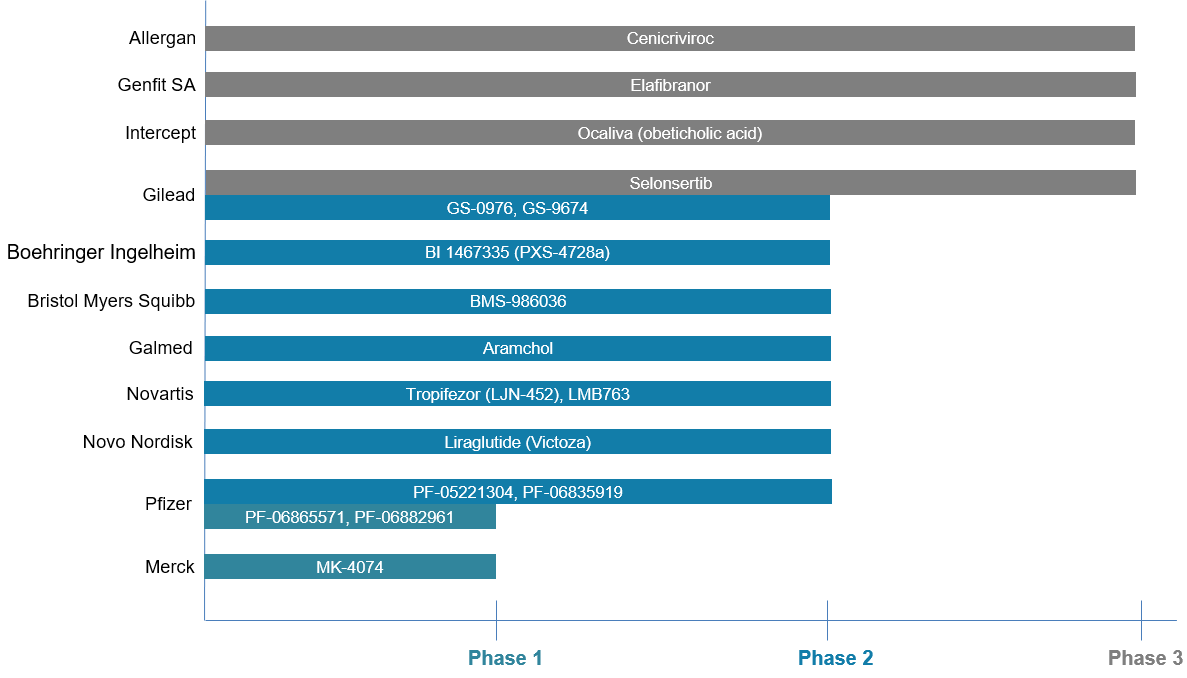 NAFLD/NASH Therapeutics Pipeline