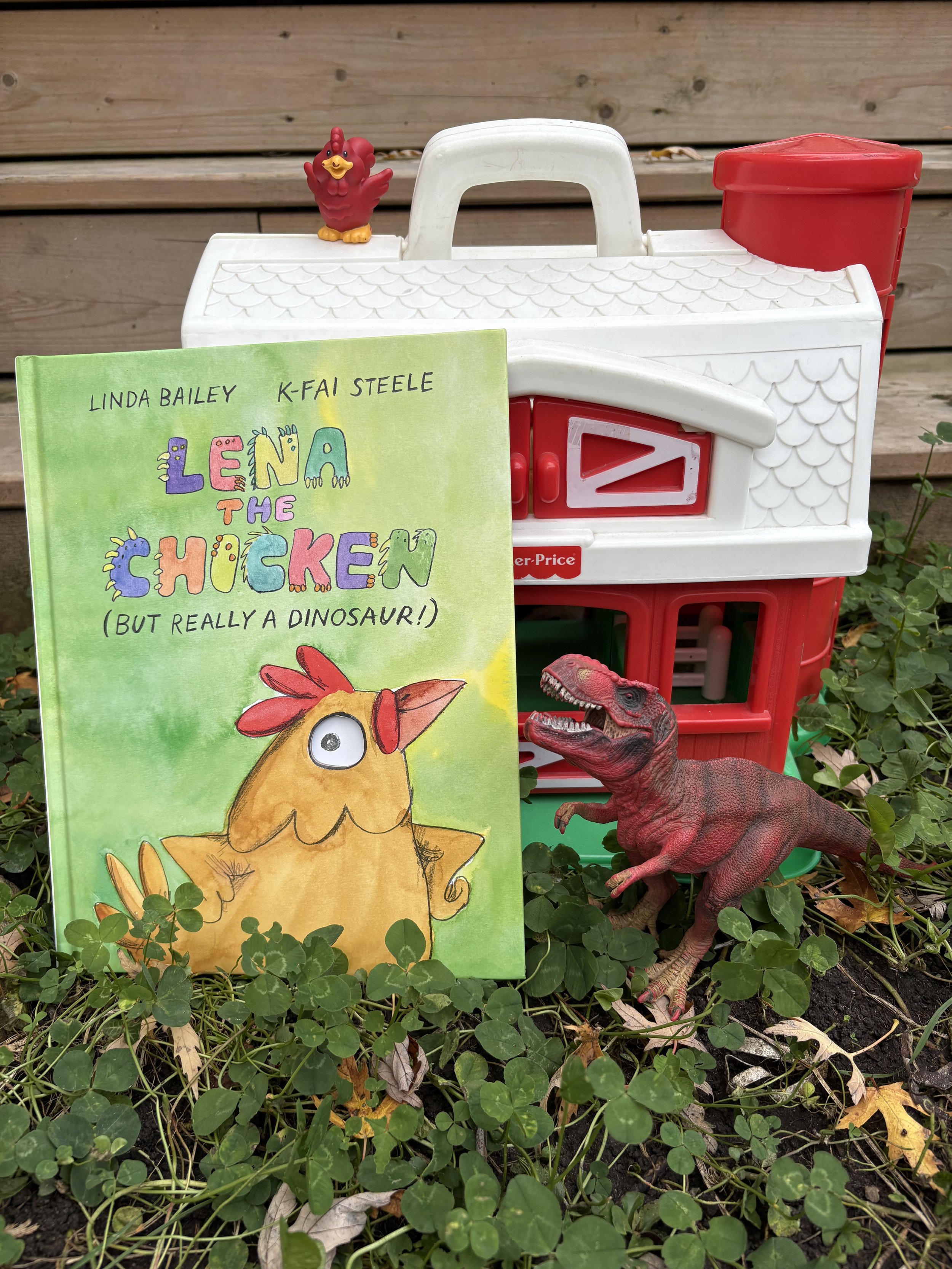 Lena the Chicken (But Really a Dinosaur)