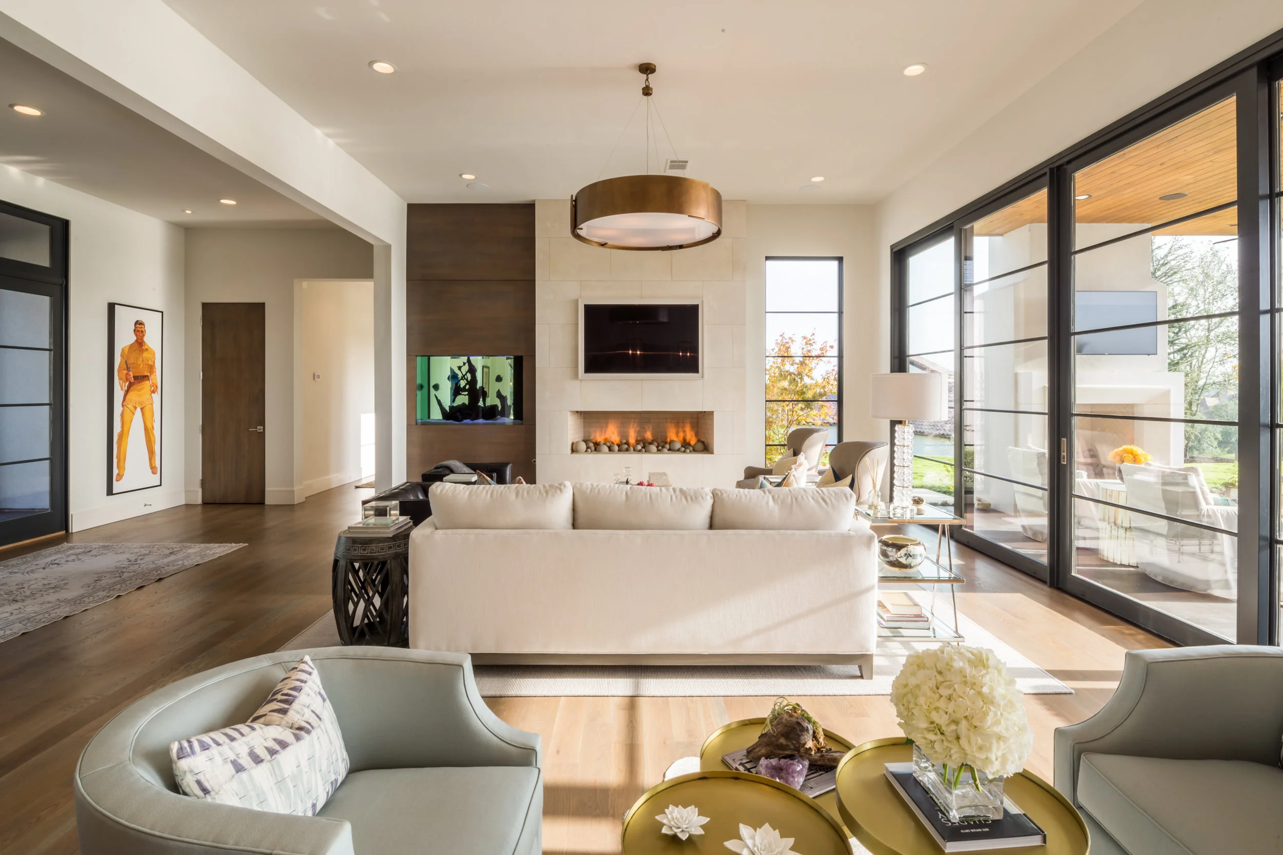 Freestone hickory hardwood floor