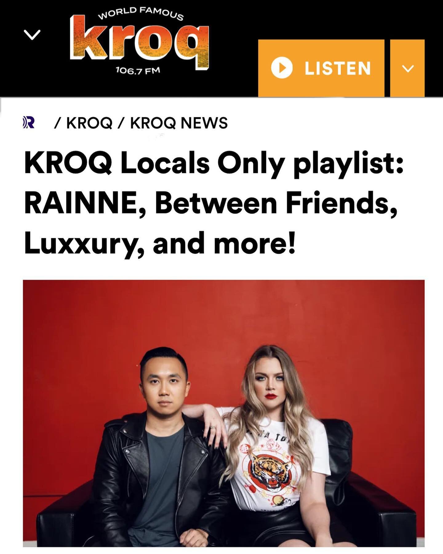 #3 BABY!! Thank you so much to everyone who voted last week for MONSTER!! We did it!! Made it to the #3 spot in the TOP5 and got played again on @kroq! 

Hearing MONSTER on the radio is one of the coolest feelings ever - and we need your help again t