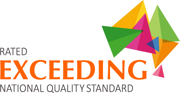 Rated exceeding logo for early childhood education.