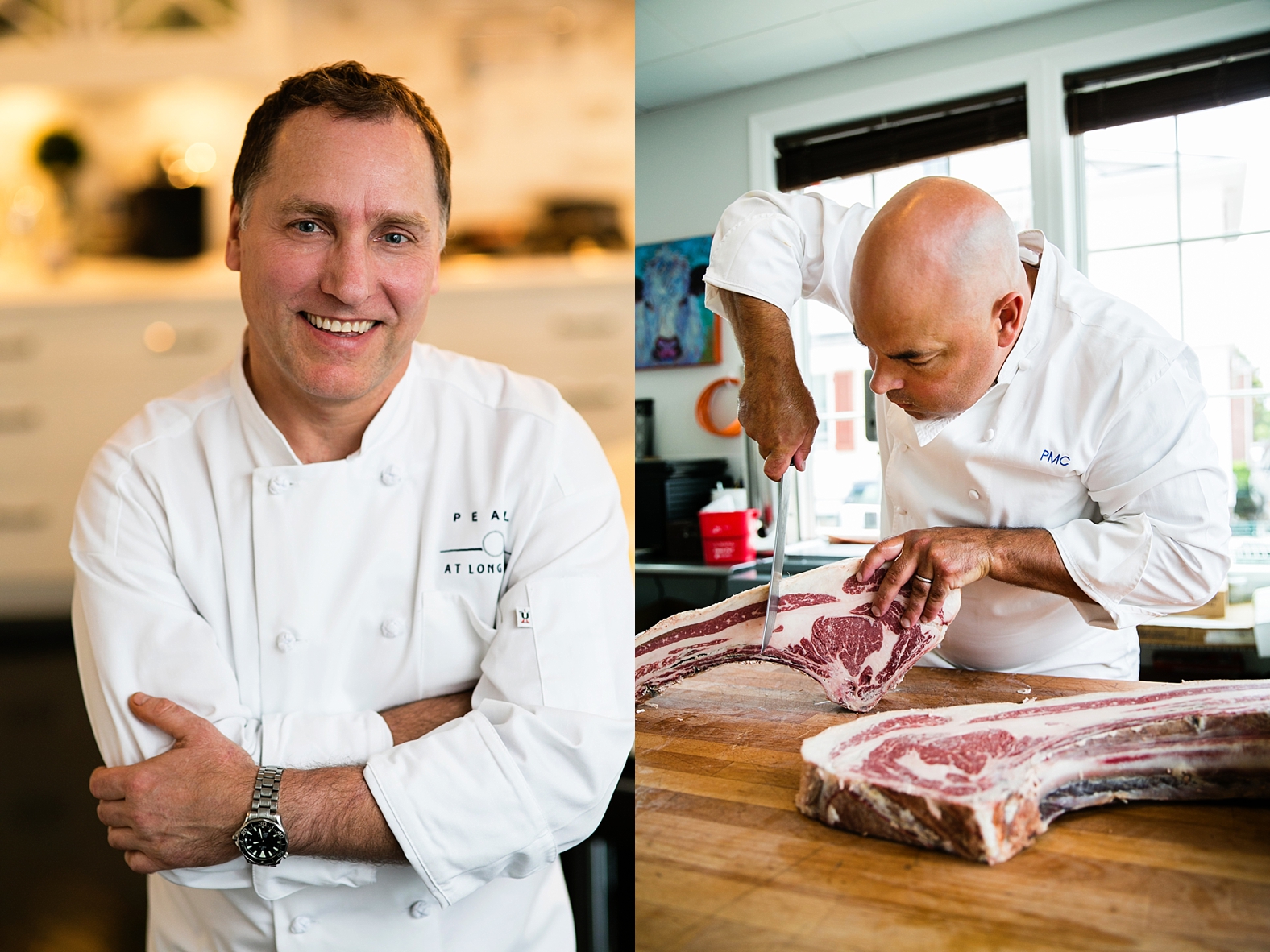 Chef Michael Hazen, The Pearl, Westport, CT  | Peter Crawford, owner The Darien Butcher Shop, for Serendipity Magazine