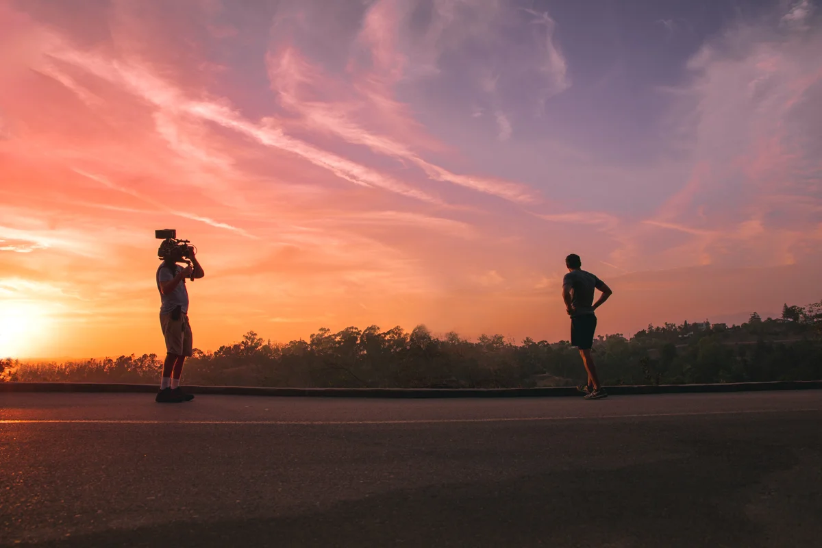 Behind the scenes. Elysian Park, Los Angeles, CA