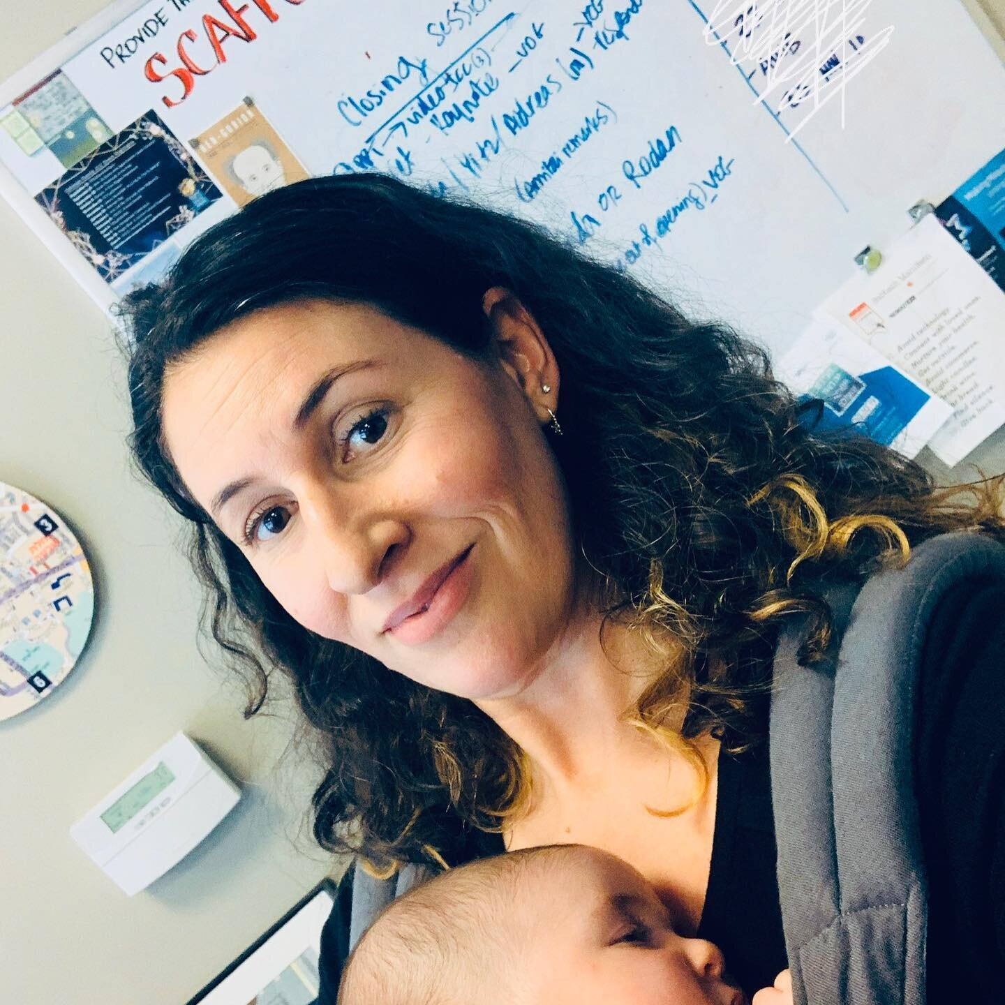 @makeasceneevents back at those client meetings...with the bebe. .
.
.
#MakeAScene #WorkinMama #TheShowMustGoOn #BabyMeetings #Miracles #PaloAlto #BenGurion