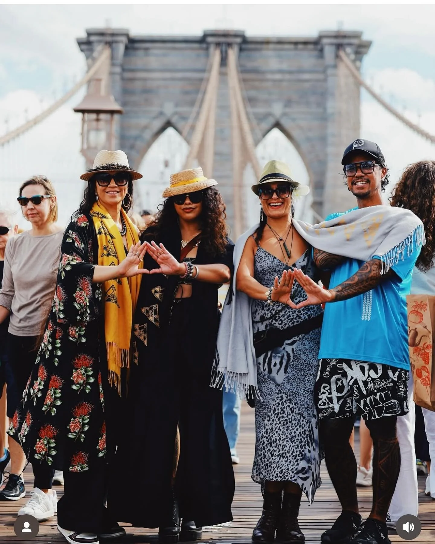 Mauna Kea Wear Wednesday representing the Mauna from New York City! Mahalo to organizers, presenters and participants of @tatoufestival for having MKEA through Hāwane and Hope  and a Kūkulu Exhibit Display as a bonus!!!!