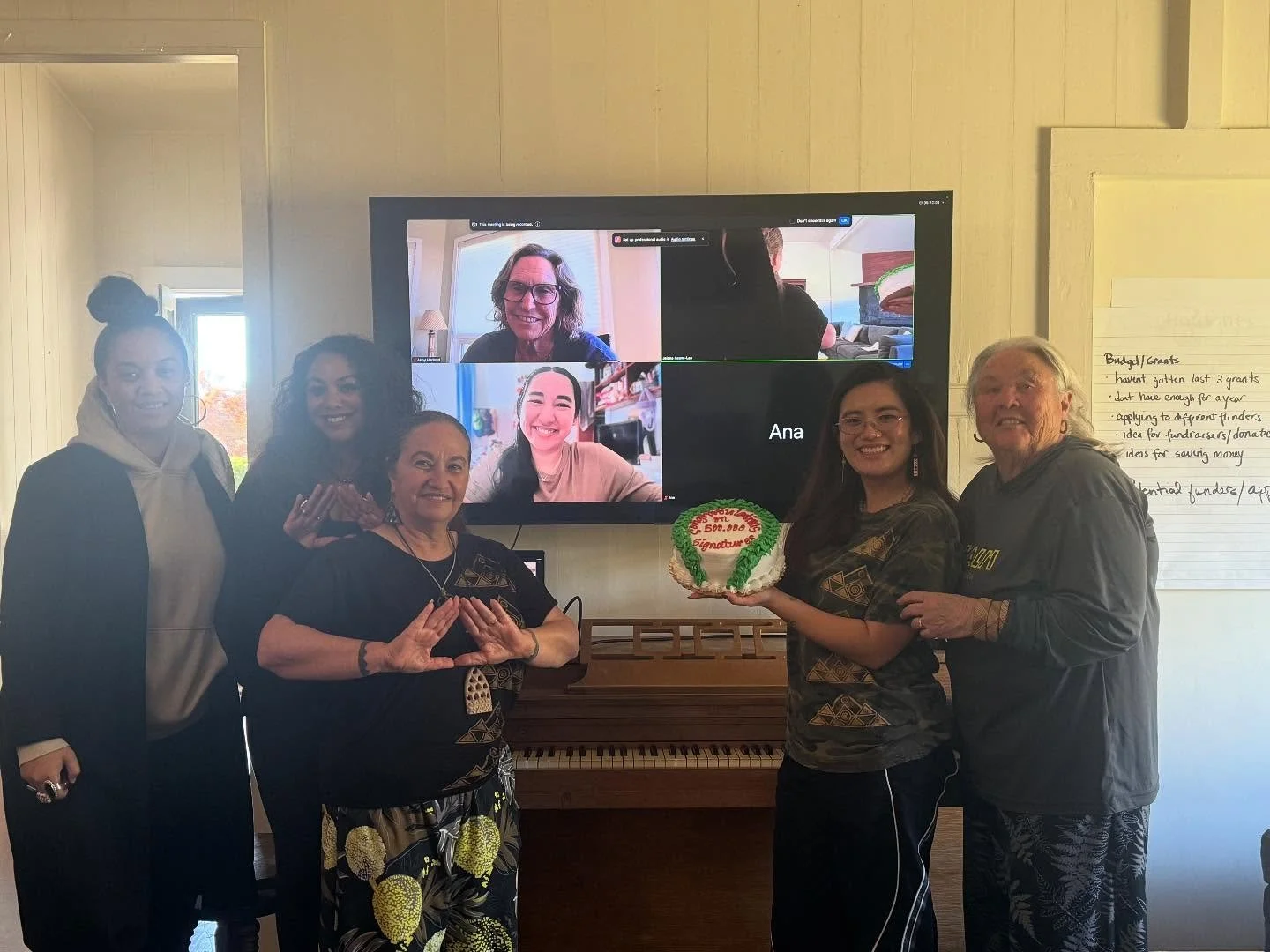 Maika'i Mauna Kea Wear Wednesday to everyone. As the end of the year gets closer, MKEA gathered in person in Waimea and on zoom to celebrate each other, the goals we've met, the objectives we're working on, the individual and collective highlights we