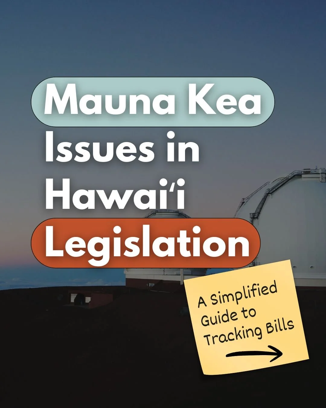 Mauna Kea Issues in Hawaiʻi Legislation