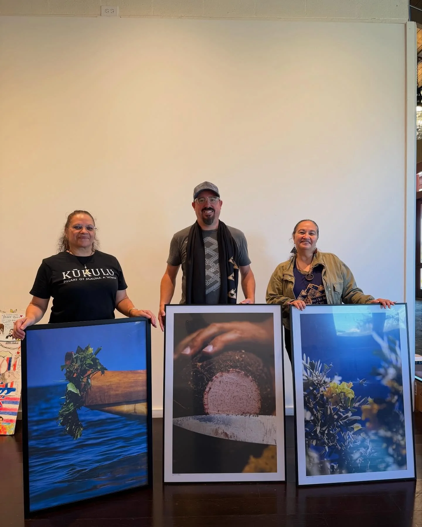 Mauna Kea Wear Wednesday Exhibit set up!