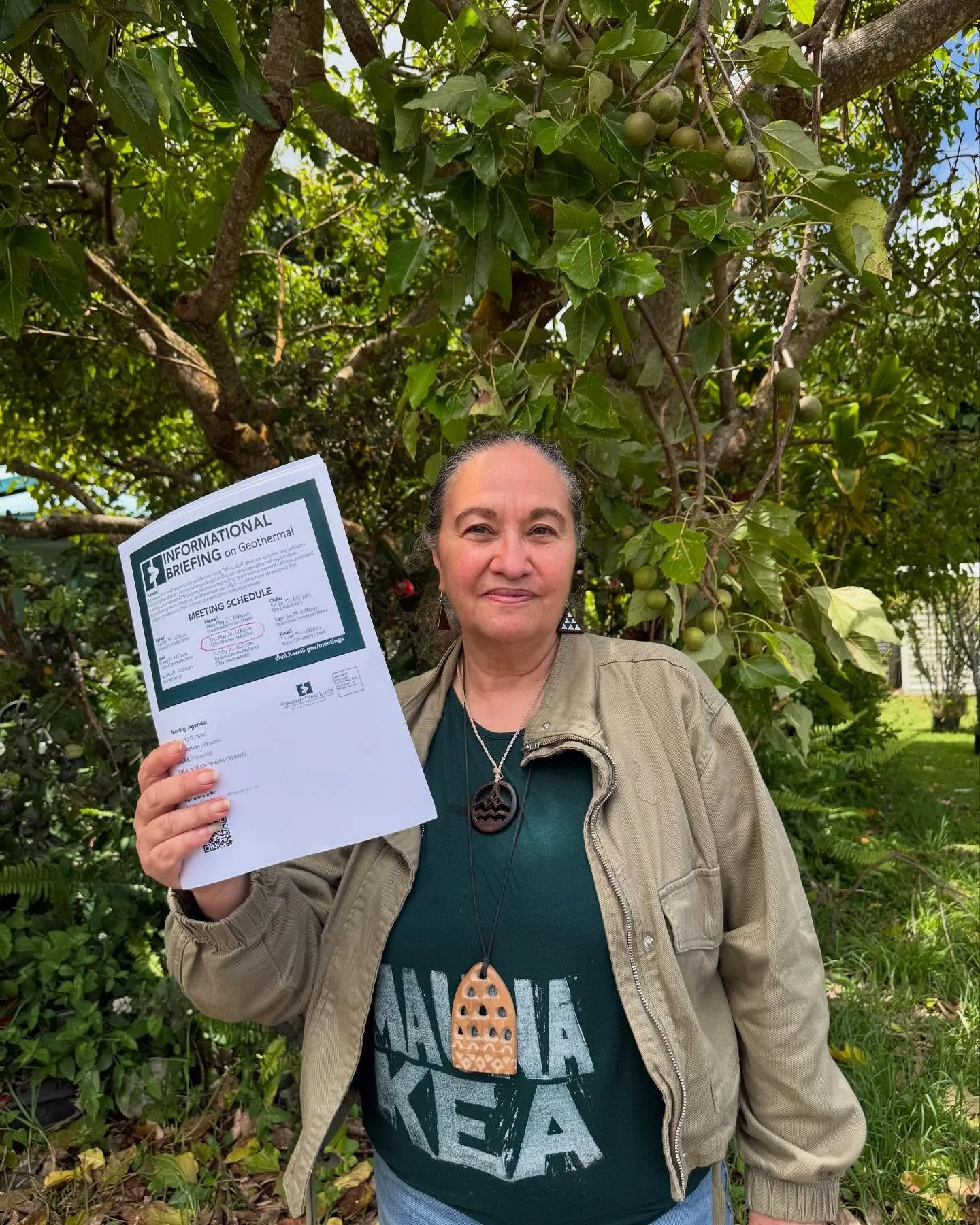 Mauna Kea Wear Wednesday is what I wear and what I do. Decades of putting up flyers to make sure our community doesn't say, "I didn't know about that meeting or I would have come." That can't be the reason they don't show up. Not everyone i