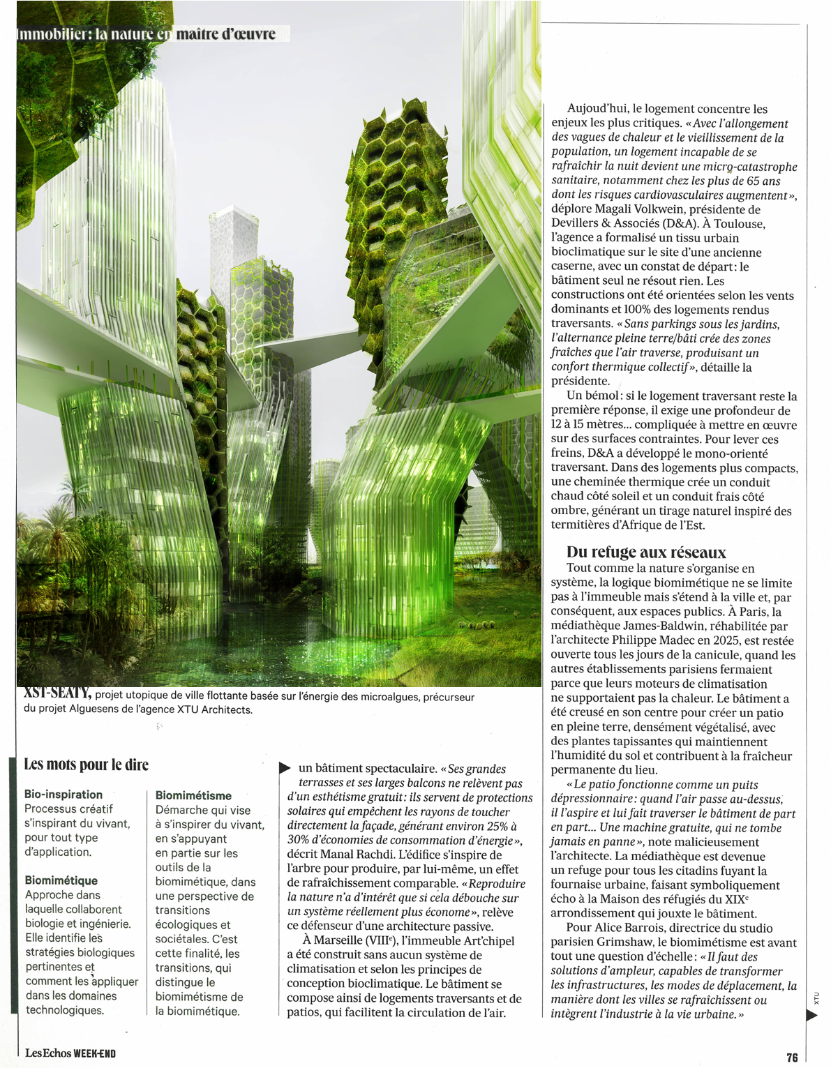 XTU DANS LES ECHOS WEEK-END 