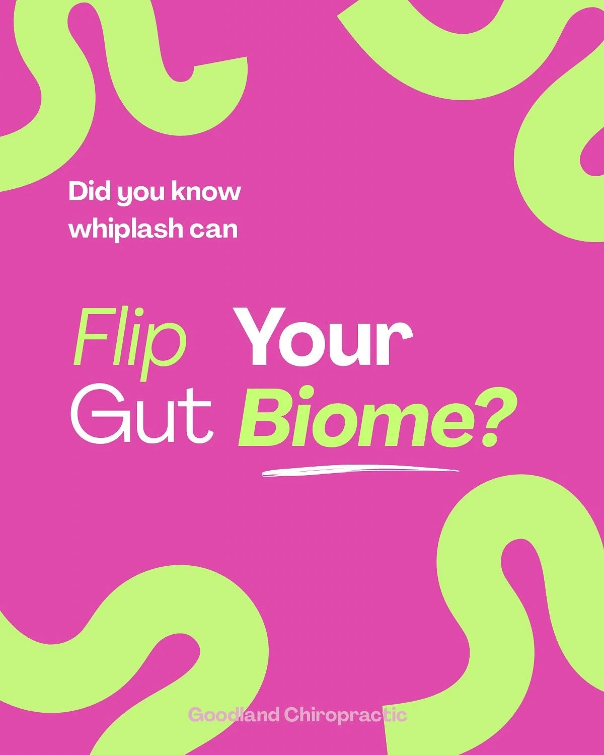Did you know a whiplash injury can do more than affect your neck? Your gut feels it too. 👀
 Swipe to learn how your nervous system and gut microbiome are deeply connected &mdash; and how chiropractic care can help bring balance back from the inside 