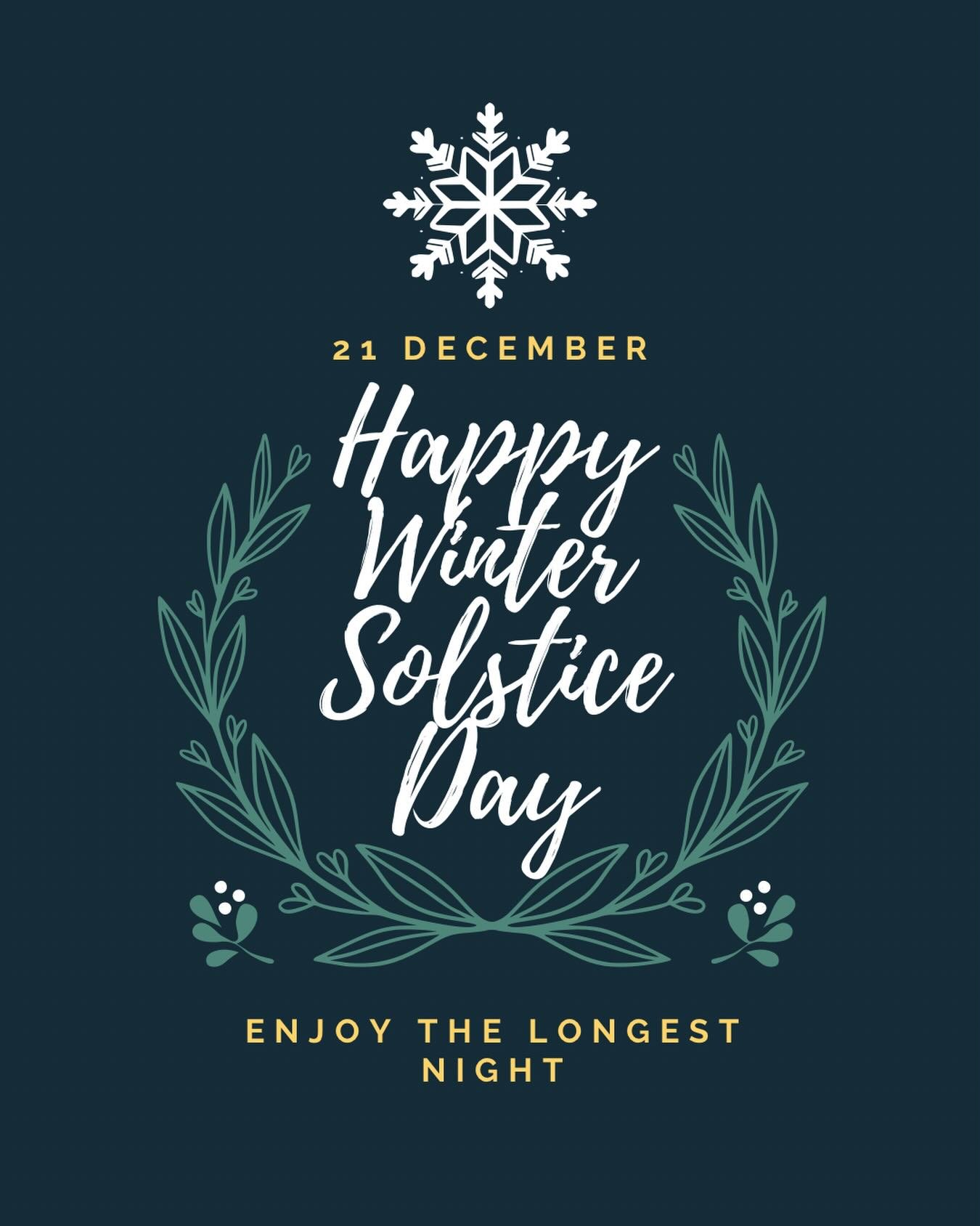 ❄️ Winter Solstice &bull; Dec 21 ❄️
The shortest day and longest night of the year&mdash;a turning point in time. Celebrated for thousands of years by cultures around the world, especially farming societies, to track the seasons and welcome the sun&r