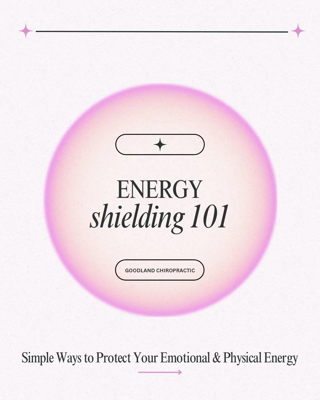 Feeling drained after a long day? 😣 Your energy deserves protection&mdash;just like your time, space, and boundaries.

This #WellnessWednesday, we&rsquo;re talking Energy Shielding 101: simple ways to protect your emotional and physical energy so yo