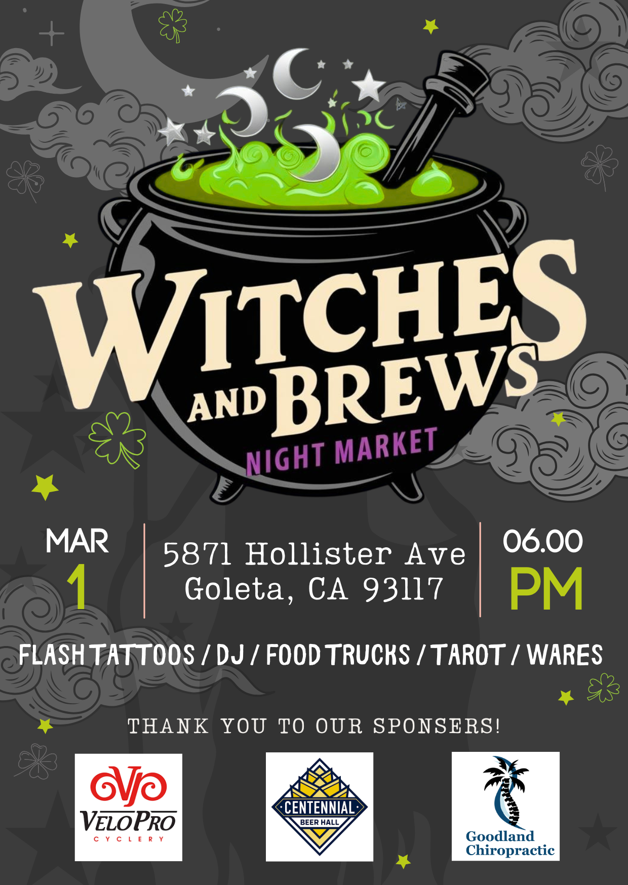 Witches and Brews Night Marke