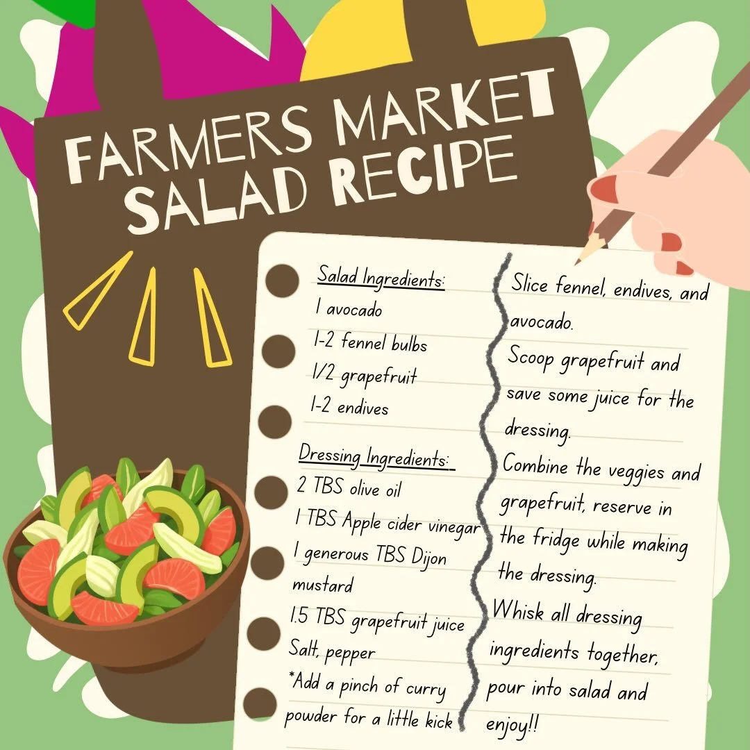 Springing into Wellness Wednesday in a refreshing and delicious way 🌿✨

Our massage therapist Sophie created this fennel, grapefruit &amp; avocado salad with farmers market finds from the Santa Barbara Farmers Market (Tuesdays &amp; Saturdays) and t