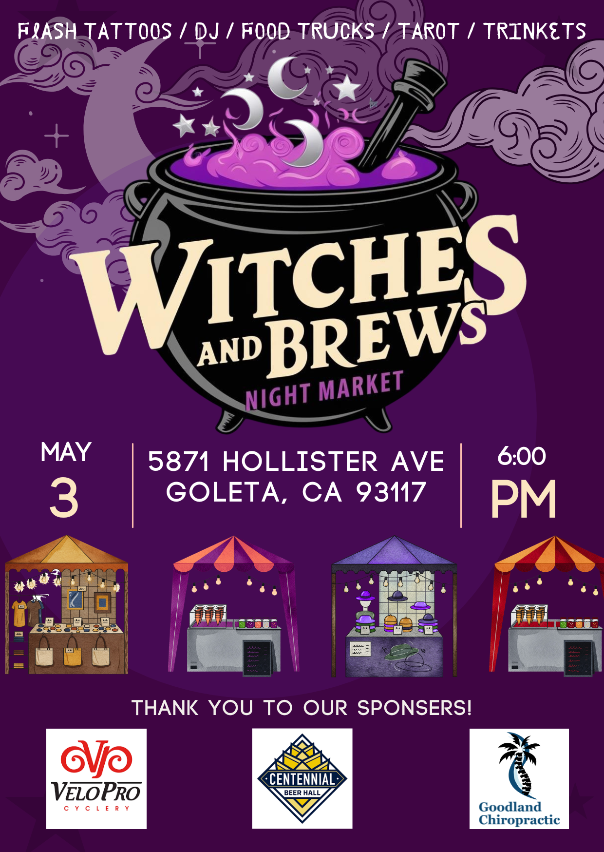 Witches and Brews Night Market