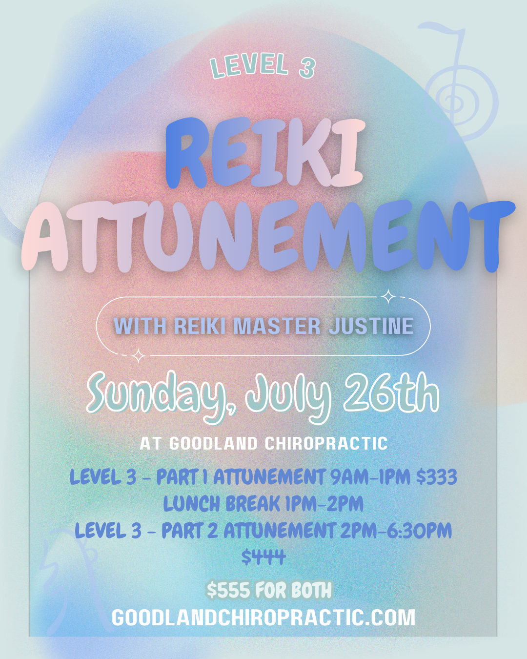 Reiki Attunements Level 3