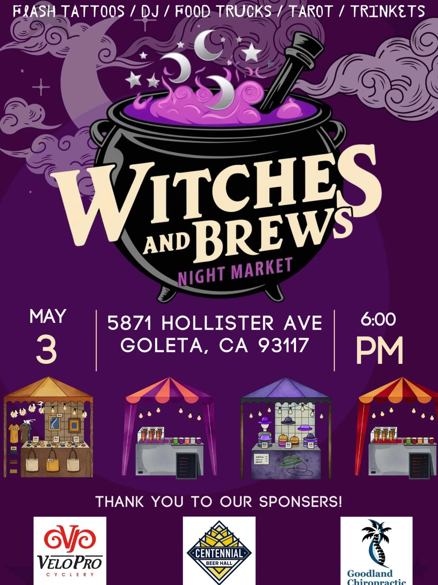✨ The magic continues&hellip; ✨
Join us for a night of spells, sips, and soulful finds at Witches &amp; Brews Night Market 🔮🍻

Wander through handcrafted treasures, witchy wares, crystals, candles, and art &mdash; just in time for the perfect Mothe