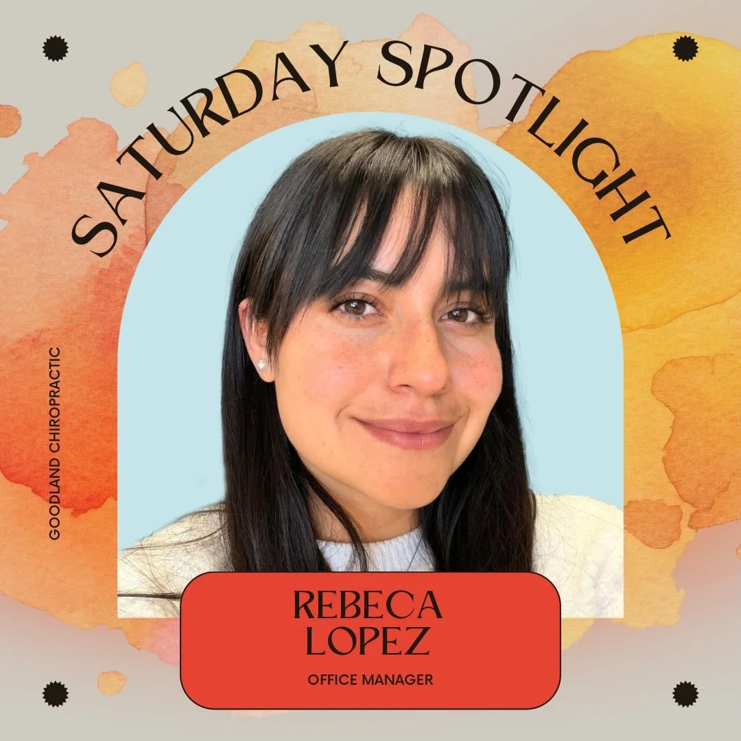 Welcome to our newest Goodland Team Member: Rebeca!
Rebeca is our new office manager at Goodland Chiropractic! If you haven&rsquo;t already met her, make sure to say hi next time you&rsquo;re in! ❤️&zwj;🔥🌸🌺🌻