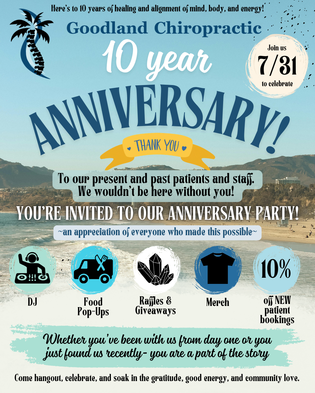 10 Year Anniversary Party!