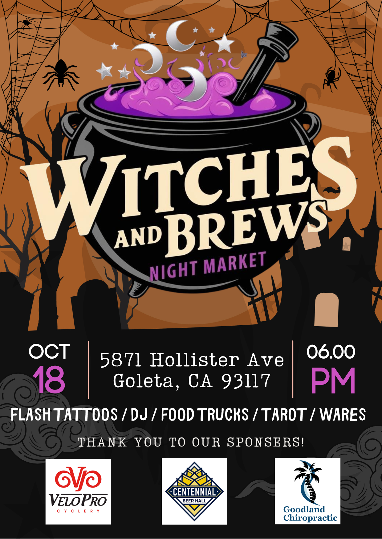 Witches and Brews Night Market