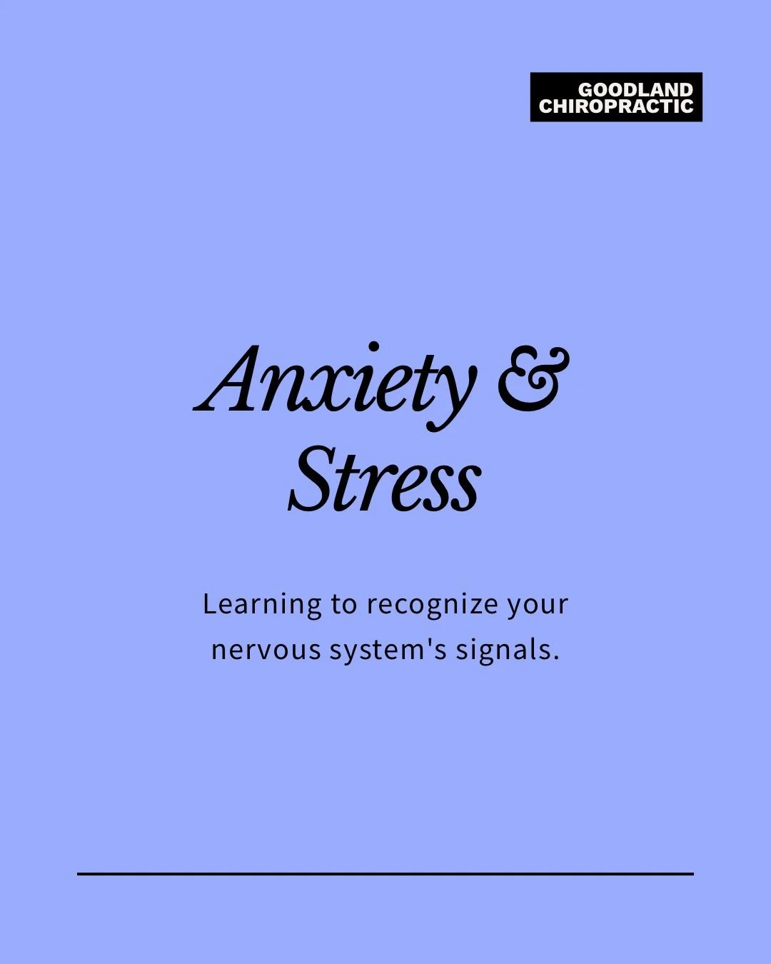 Anxiety and stress don&rsquo;t always show up as fear.

Sometimes they look like staying busy every second of the day. Perfectionism. Procrastination. Irritability. Trouble sleeping. A tense jaw. Tight shoulders. Digestive discomfort.

These aren&rsq
