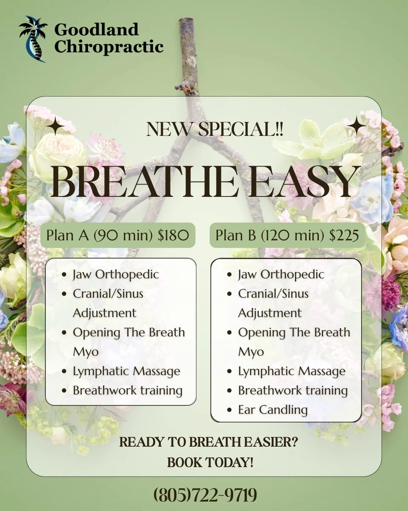 🧘&zwj;♀️This month, we&rsquo;re inviting you to slow down, open up, and breathe a little easier 🫁
Our new seasonal Breathe Easy Special combines targeted bodywork and wellness therapies designed to support the jaw, head, lymphatic system, and breat
