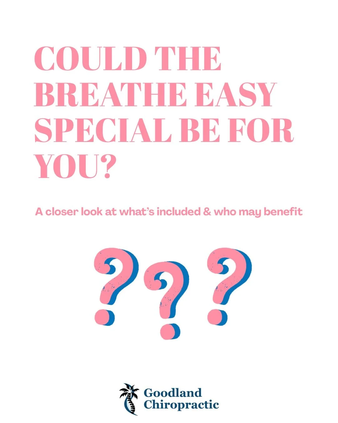Spotlight Saturday: Breathe Easy 🌬️
Breathing is something we do all day without thinking about it &mdash; but tension, restriction, stress, and even the way we move can all affect how we breathe.
That&rsquo;s why the Breathe Easy Special brings sev