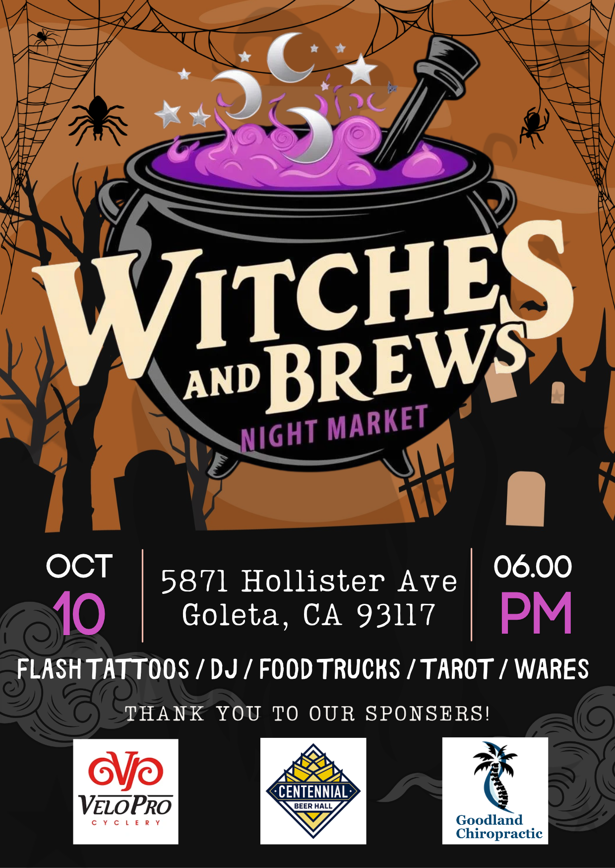 Witches and Brews Night Market